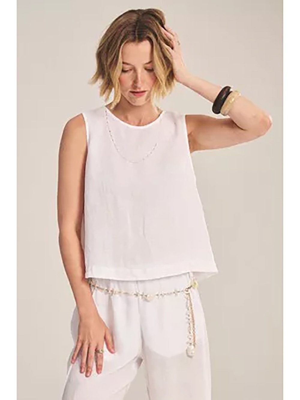 Velvet by Graham & Spencer Maxine Linen Top